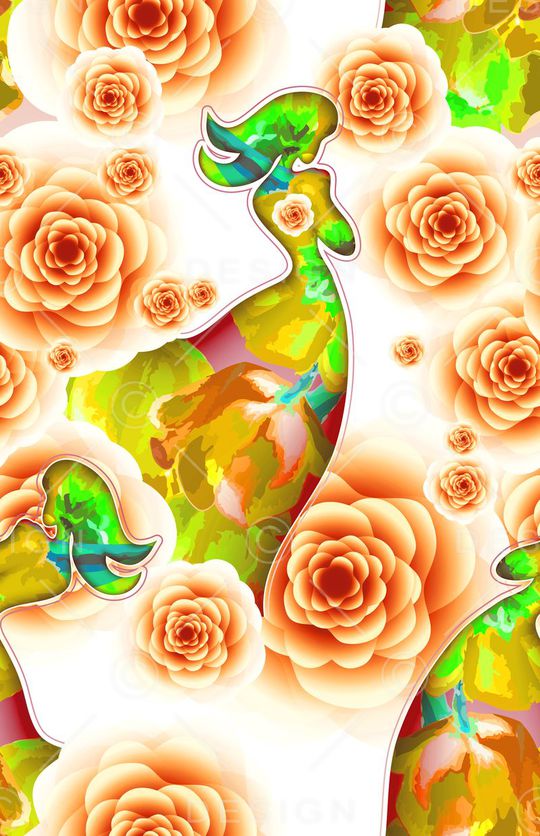 流行时尚印花华亿平台图片