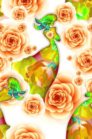 流行时尚印花华亿平台图片