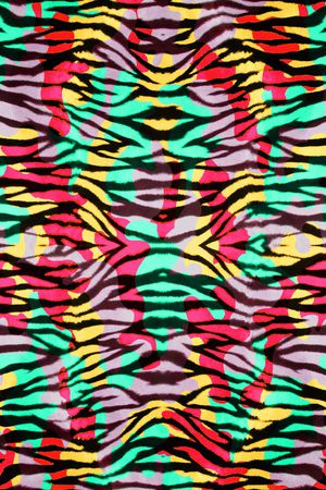 斑马纹印花华亿平台图片