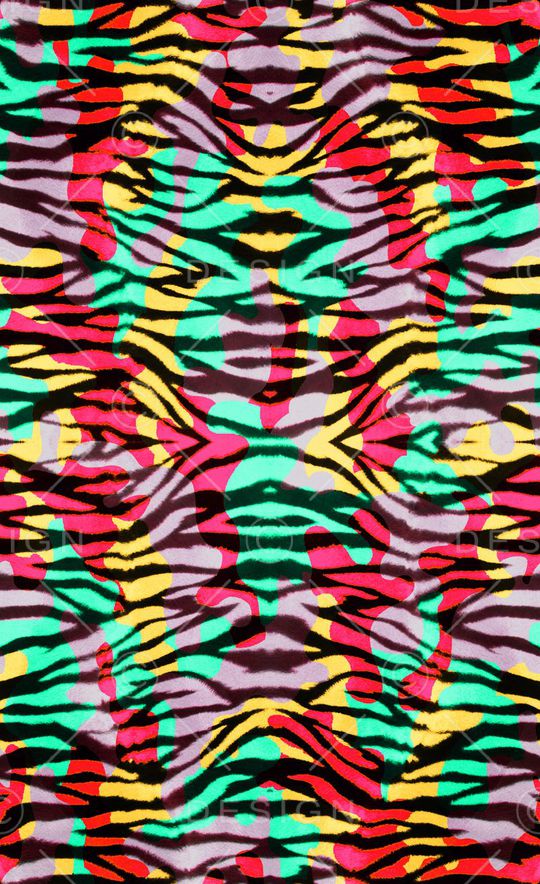 斑马纹印花华亿平台图片