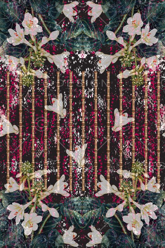 抽象纹理印花华亿平台图片