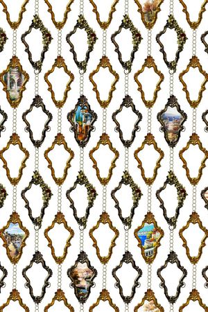 欧式风格印花华亿平台图片