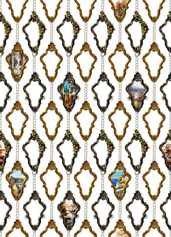 520647-欧式花边边框风景