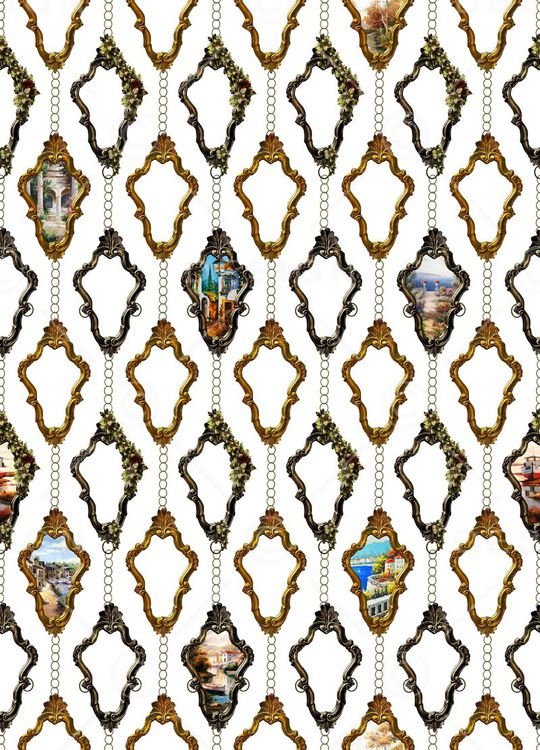 欧式风格印花华亿平台图片