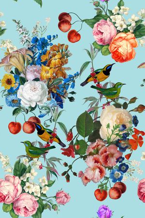 玫瑰印花华亿平台图片