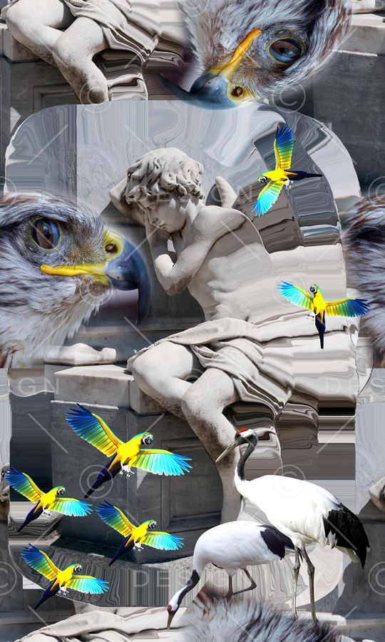 复古做旧印花华亿平台图片