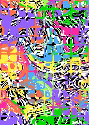 520826-多彩格子肌理女装衬衣休闲裤男装衬衫