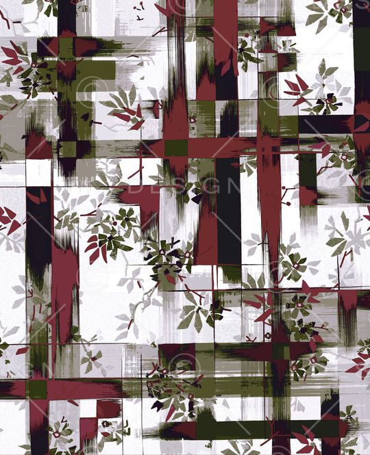 复古几何印花华亿平台图片