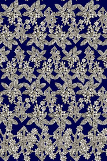 520940-大牌 宫廷风  串珠绣 特种绣 珍