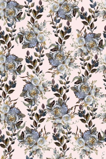 520946-欧式宫廷风 大牌 立体花  花卉 