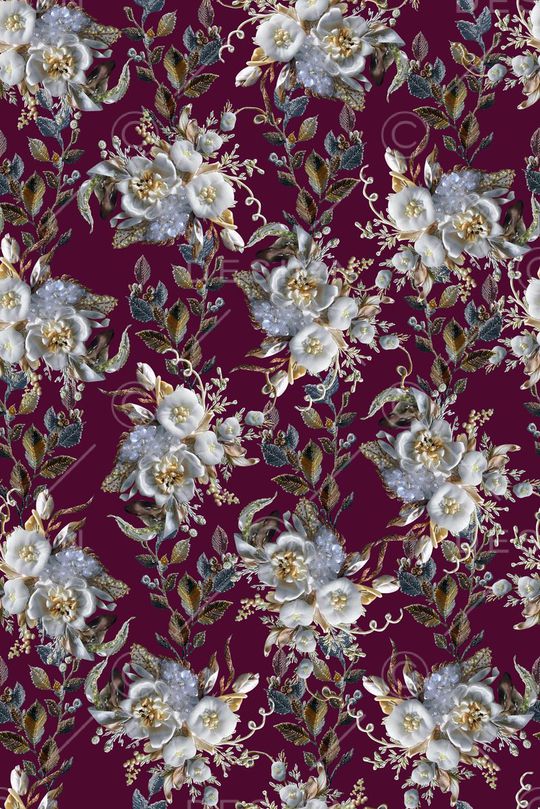 欧式宫廷  大牌印花华亿平台图片