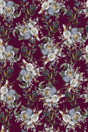 欧式宫廷  大牌印花华亿平台图片