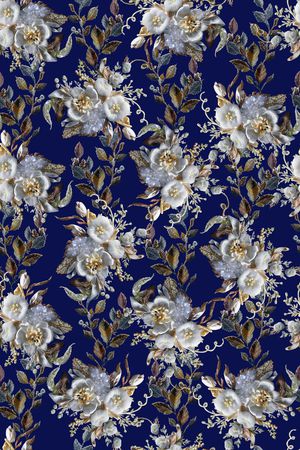 欧式宫廷  大牌印花华亿平台图片