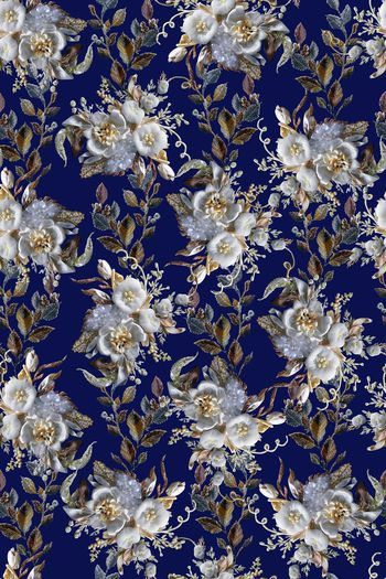 520949-欧式宫廷风 大牌 立体花  花卉 