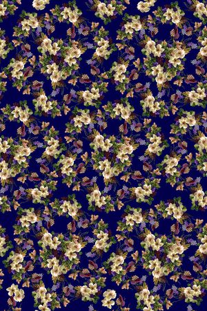 大牌宫廷风印花华亿平台图片