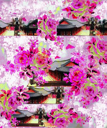 520999-复古  中国建筑  古代  花纹 