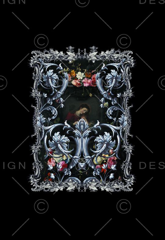 潮流时尚印花华亿平台图片