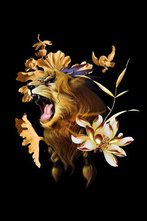 潮流时尚印花华亿平台图片