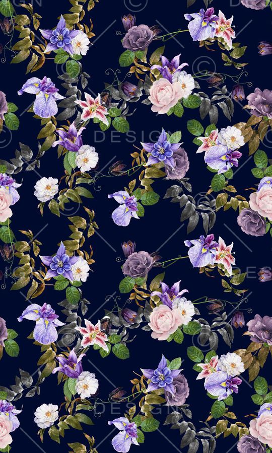 蓝花印花华亿平台图片