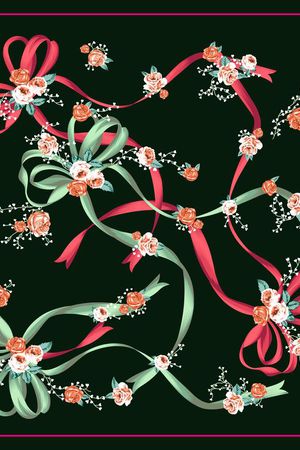 中国风印花华亿平台图片