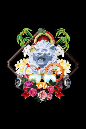 潮流时尚印花华亿平台图片