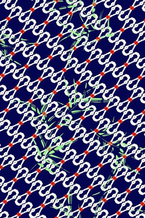 中国风印花华亿平台图片