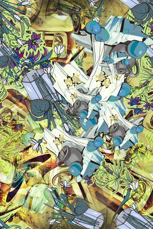 2016春夏印花华亿平台图片