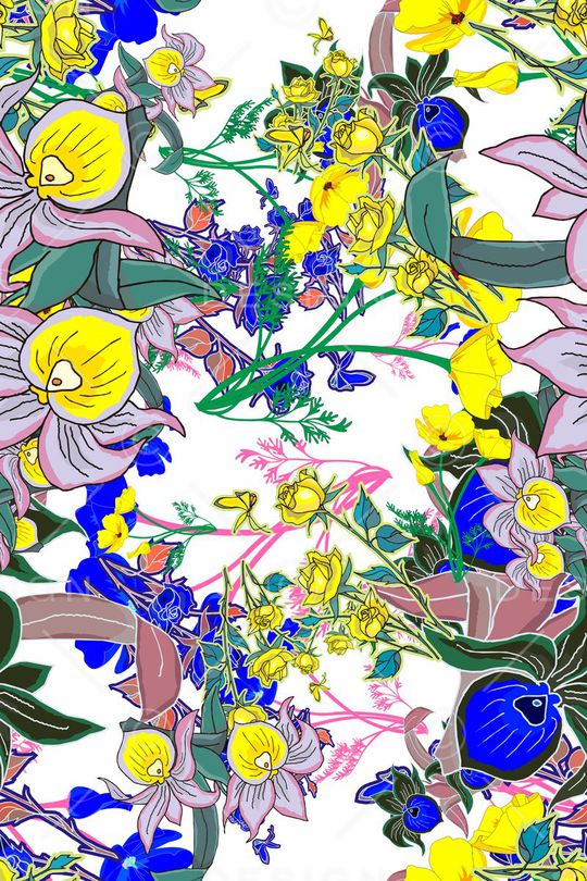 2016春夏印花华亿平台图片