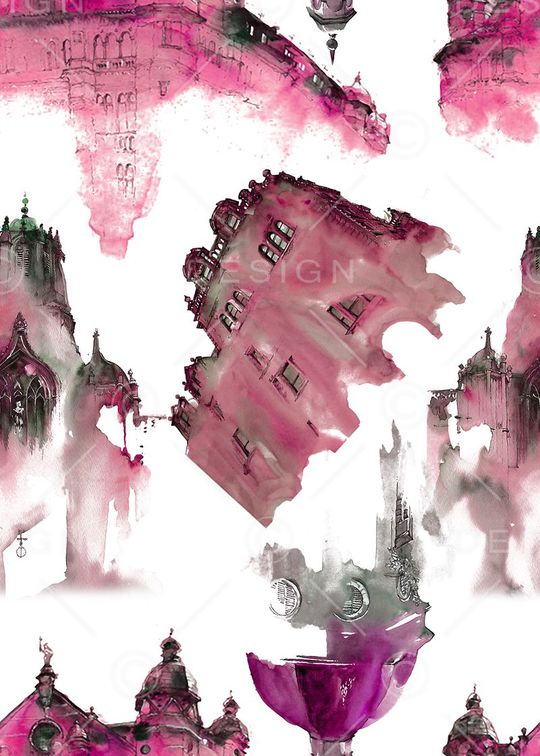 欧式复古印花华亿平台图片