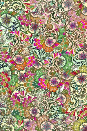 佩斯利涡旋线印花华亿平台图片