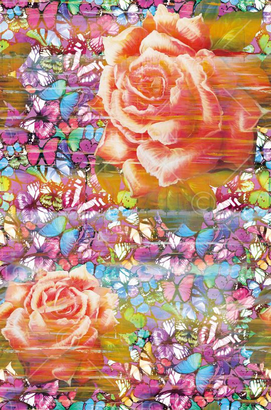 潮流时尚大牌印花华亿平台图片