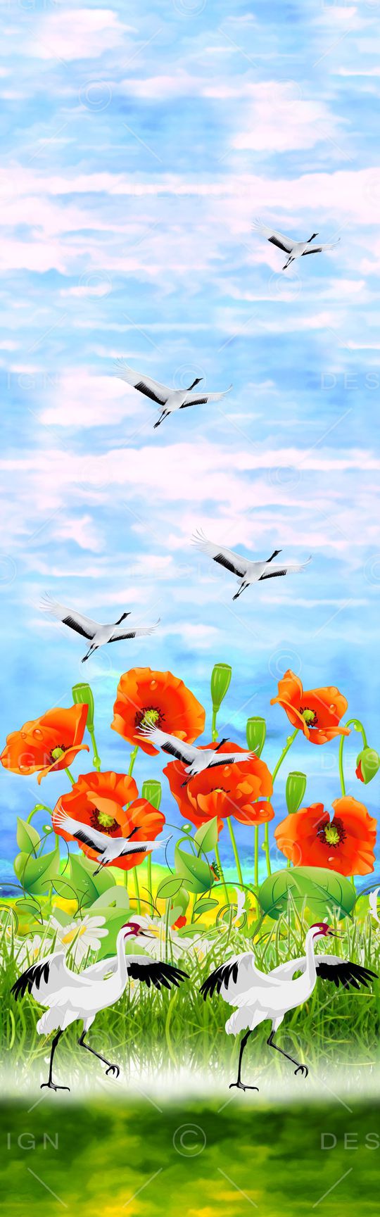 时尚潮流印花华亿平台图片