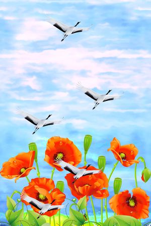 时尚潮流印花华亿平台图片