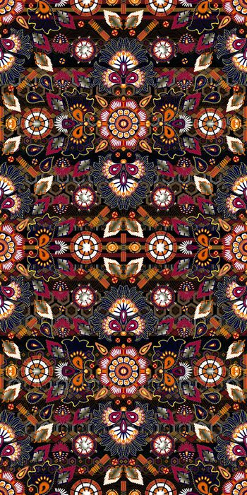 521376-欧美流行时尚简单对称花 女装连衣裙