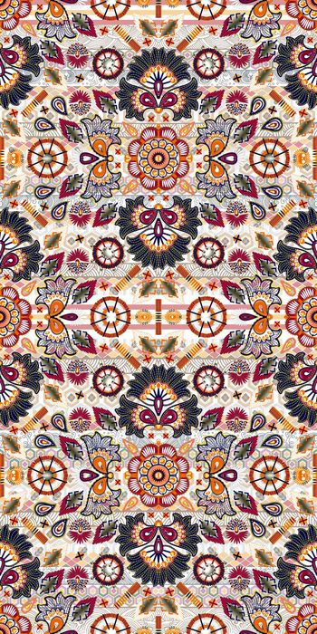 521377-欧美流行时尚简单对称花 女装连衣裙