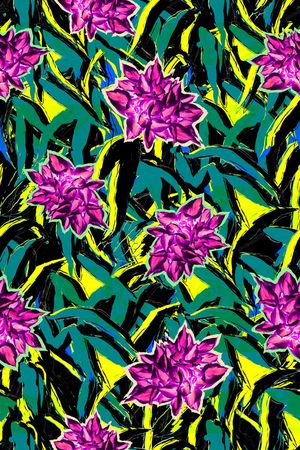 异域风情印花华亿平台图片