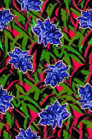 异域风情印花华亿平台图片