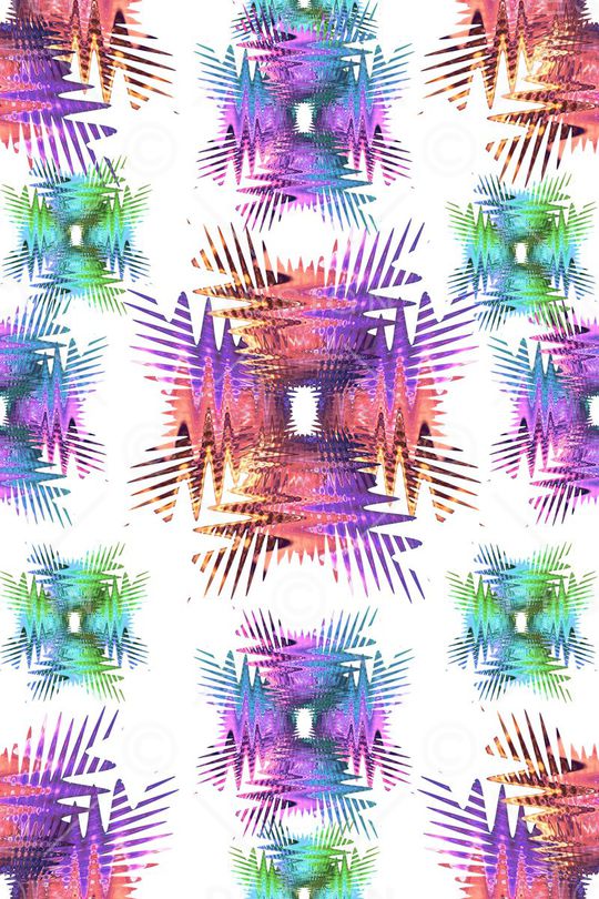 创意服装面料印花华亿平台图片