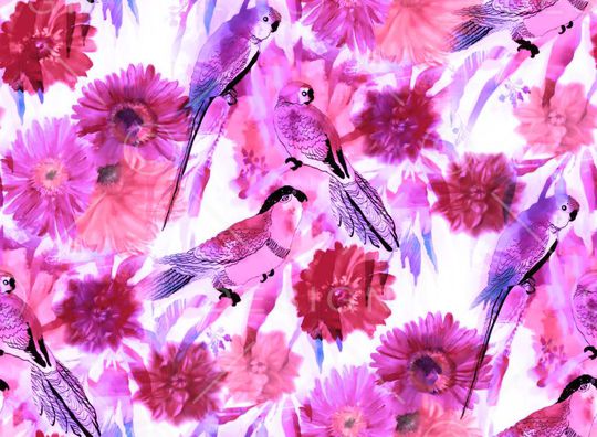 水彩印花华亿平台图片