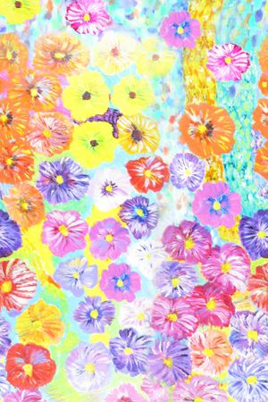 手绘印花华亿平台图片