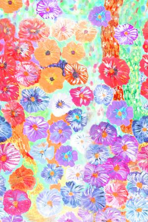 手绘印花华亿平台图片