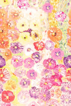 手绘印花华亿平台图片