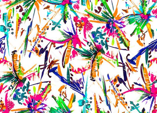 抽象印花华亿平台图片