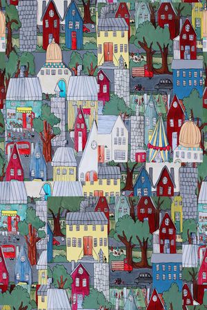 几何抽象印花华亿平台图片