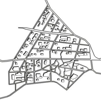 521499-城市手绘地图创意华亿平台