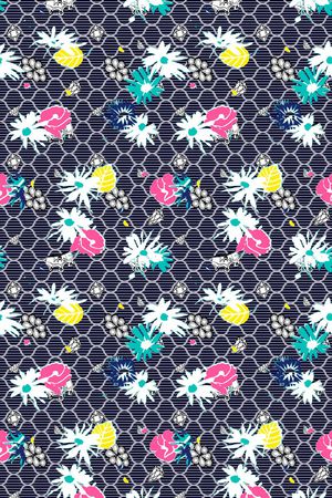 清新 自然 混搭印花华亿平台图片