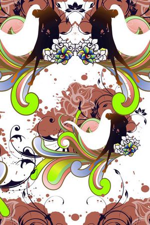 神仙女郎印花华亿平台图片