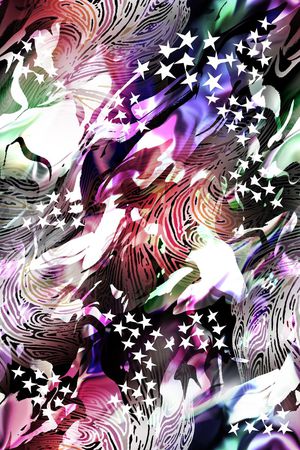 动感线条印花华亿平台图片