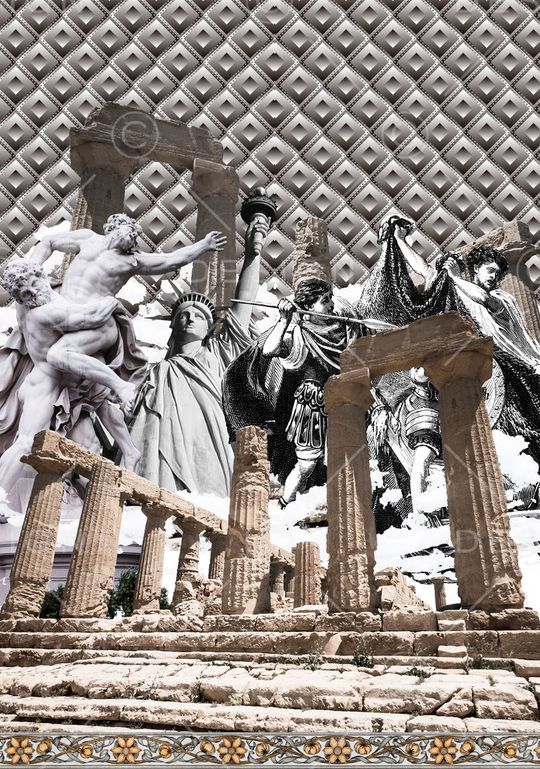 潮流时尚印花华亿平台图片