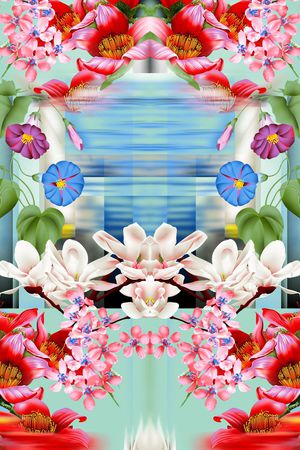 几何印花华亿平台图片